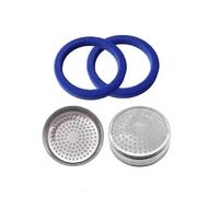 Tête de groupe E61 en acier ajourée, porte-filtre sans fond de 58 mm avec panier filtrant, compatible avec EXPOBAR, compatible avec ROCKET, machine à expresso E61(Screen and Seal Ring)