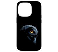 Tête de Hibou forêt Sauvage Oiseau Art Coque pour iPhone 14 Pro