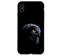 Tête de Hibou forêt Sauvage Oiseau Art Coque pour iPhone XS Max