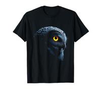 Tête de Hibou forêt Sauvage Oiseau Art T-Shirt