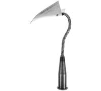 Tête de Houe Triangulaire Désherbage S en Fer, pour Jardinage | Pointue, Modèle S, sans Manche, Usage Jardinier, Creusage du Sol et Apport D'engrais
