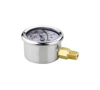 Tête de jauge de pression sismique Manomètre rempli manomètre 40 mm 1/8 filetage raccord acier inoxydable(NPT 1-4 With oil,0-250bar)