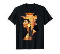 Tête de la Reine de Cléopâtre égyptienne - Déesse Antique Pharaon Art T-Shirt Graphique avec Valeur