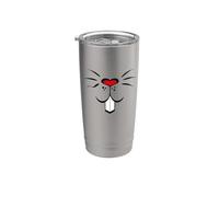 Tête de lapin Cadeau amusant pour animal de compagnie animal Gobelet isotherme en acier inoxydable double paroi