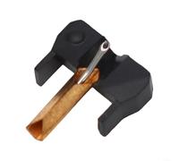 Tête de lecture diamant elliptique pour SHURE M75/M75ED/M75-6s/N75/TYPE2 Aiguille de platine vinyle Matériau ABS Remplacement Stylet Vinyle Accessoires Noir
