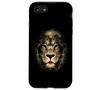 Tête de Lion Africaine élégante avec Yeux et crinière Cool Coque pour iPhone SE (2020) / 7/8
