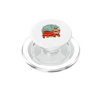 Tête de Lion - Bonne année Chinoise - Chèvre de feu Rouge PopSockets PopGrip pour MagSafe
