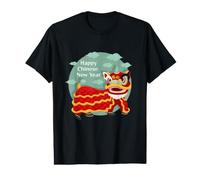 Tête de Lion - Bonne année Chinoise - Chèvre de feu Rouge T-Shirt Graphique avec Valeur