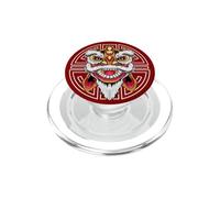 Tête de Lion - Bonne année Chinoise - La chèvre de feu Rouge PopSockets PopGrip pour MagSafe