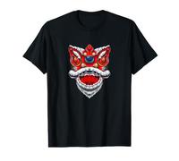 Tête de Lion - Bonne année Chinoise - La chèvre de feu Rouge T-Shirt Graphique avec Valeur