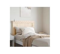 vidaXL Tête de lit 358391 Bois massif de pin 100x104 cm Beige