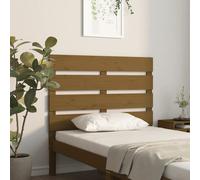 Vidaxl Tête De Lit Marron Miel 100x3x80 Cm Bois Massif De Pin Marron