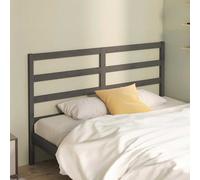 Tête de Lit Noir 95x4x100cm Bois Massif de Pin Meuble Chambre à Coucher vidaXL