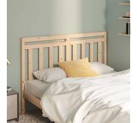 Tête de lit avec tête de lit moderne Caractéristique chambre Pin Plein vidaXL vi
