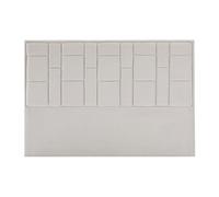 Tête de lit 160 cm - Velours - Beige - HERMINE