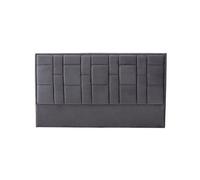 Tête de lit HERMINE - 160 cm - Velours - Gris foncé