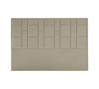 Tête de lit 160 cm - Velours - Taupe - HERMINE