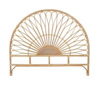 Tête de lit 180 cm ronde en rotin naturel avec cannage - HAZEL Meubletmoi