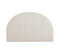 Vente-unique - Tête de lit 180 cm - Tissu texturé - Beige - PANIOTI