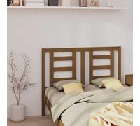 Hoofdbord 126x4x100 cm massief grenenhout honingbruin818813