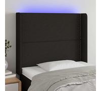 VidaXL 3123080 tête de lit et pied de lit Noir Noir