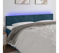 Tête de Lit à LED Gris Clair 100x5x118/128 cm Velours Meuble de Chambre vidaXL