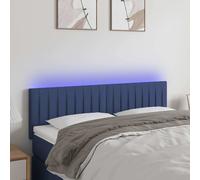 Tête de Lit à LED Gris Clair 100x5x78/88 cm Tissu Meuble de Chambre vidaXL