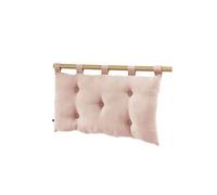 Tête de lit à suspendre double gaze 50x80 cm rose