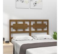 vidaXL Hoofdbord 125,5x4x100 cm massief grenenhout honingbruin818033 Marron G