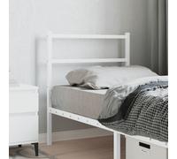Hoofdbord 160 cm metaal wit355449