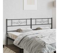 Tête de Lit Accessoire Meuble de Chambre à Coucher Maison Intérieur Métal vidaXL