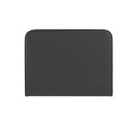 IDIMEX Tête de lit Ariela 90, Rembourrée, Fixation Murale, Design Arrondi Moderne, pour lit 90 cm ou Moins, Noir