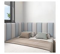 Tête de lit autocollante, Rembourrage Mural insonorisant 3D, Panneau Mural Anti-Collision rembourré pour lit Queen Size, Lot de 6/9/10 Panneaux
