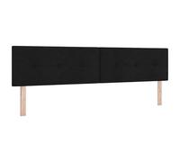 Tête de lit avec bandes lumineuses en tissu de 200 cm - Tête de lit moderne pour chambre à coucher, housse en tissu doux, éclairage à intensité variable, idéal pour une ambiance chaleureuse