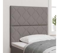 vidaXL Tête de lit avec des lumières à LED Réglable Taupe 100 cm Tissu, Déco de Chambre Moderne, Cadre de lit rectangulaire, tête de lit en Tissu, idées d'intérieur Tendance