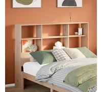 Tête de Lit avec Rangement Étagère Chambre Intérieur Bois Massif de Pin vidaXL