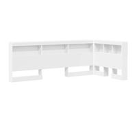 vidaXL Tête de lit de Rangement Blanc Bois d'ingénierie