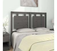 Tête de Lit Blanc 125,5x4x100 cm Bois Massif de Pin Meuble de Chambre vidaXL