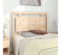 Tête de Lit Blanc 125,5x4x100 cm Bois Massif de Pin Meuble de Chambre vidaXL
