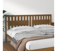 Tête de Lit Blanc 205,5x4x100 cm Bois Massif de Pin Meuble de Chambre vidaXL