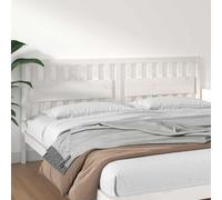 Tête de Lit Blanc 205,5x4x100 cm Bois Massif de Pin Meuble de Chambre vidaXL