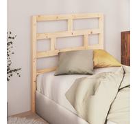 Tête de Lit Blanc 206x4x100 cm Bois Massif de Pin Adulte Chambre Maison vidaXL