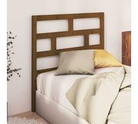 Vidaxl Tête De Lit Marron Miel 106x4x100 Cm Bois Massif De Pin Marron