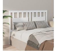 Tête de lit Blanc - ZERONE - 140,5x4x100 cm - Bois massif de pin