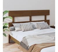vidaXL Hoofdbord 93,5x3x81 cm massief grenenhout honingbruin819053 Marron G