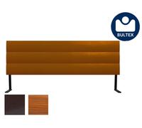 Tête De Lit Bultex 3 Barres Bombées 160 Cm Marron