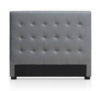 Tête de Lit Capitonnée "Amor" 160cm Gris