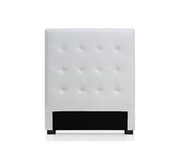 Tête de Lit Capitonnée "Amor" 90cm Blanc