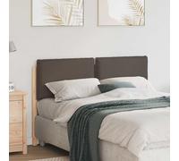 vidaXL Tête de lit capitonnée Naturel et Noir 80 cm Pin massif