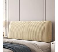 Tête de lit capitonnée King Size avec coussin touffeté, tête de lit murale avec oreiller, grande tête de lit pour lit double, 120 cm de large, style D, tête de lit non incluse